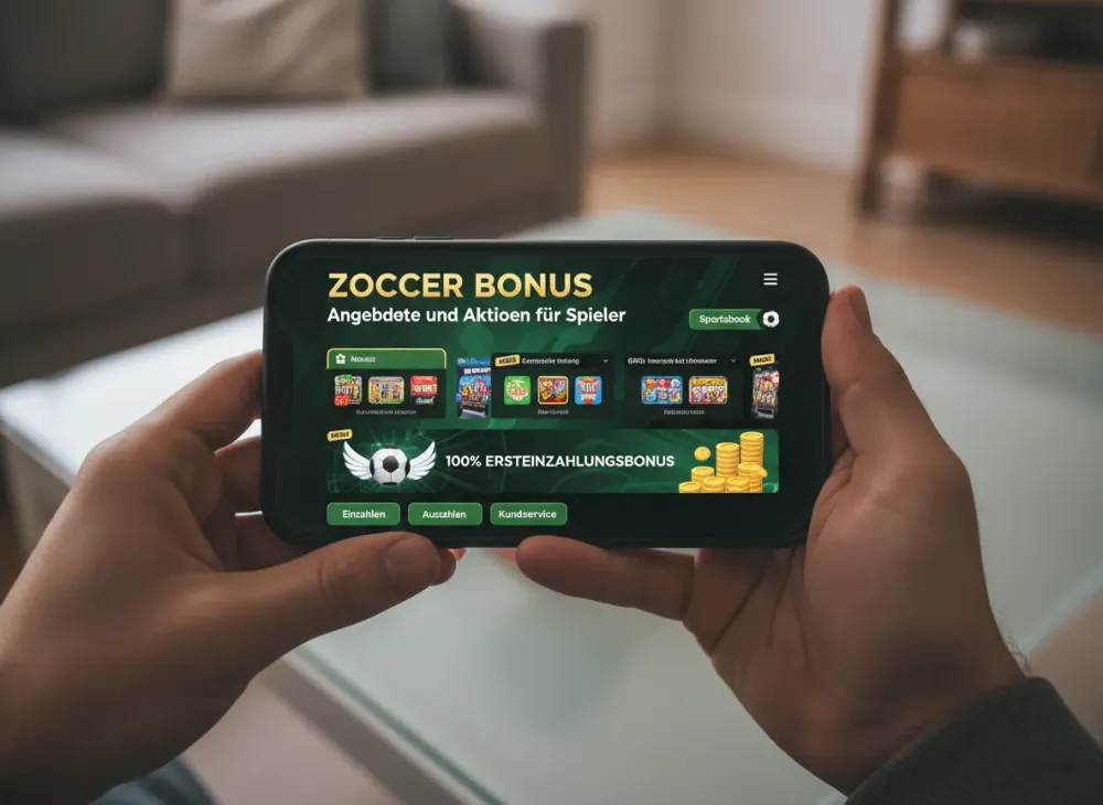 Zoccer bonus Angebote und Aktionen für Spieler
